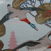 Flying Ducks - Mulberry