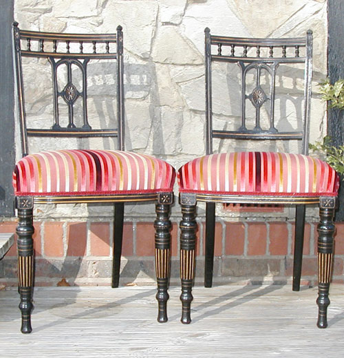 Ebonised Chairs