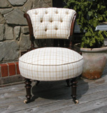 Mahogany nursing chair