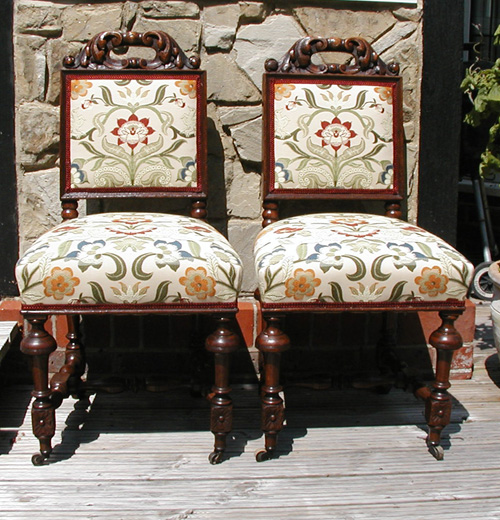 19th Century Oak Hall Chairs