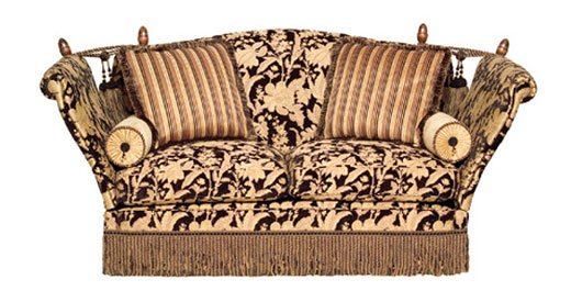 Scroll Arm Knole 2½ Seater Sofa